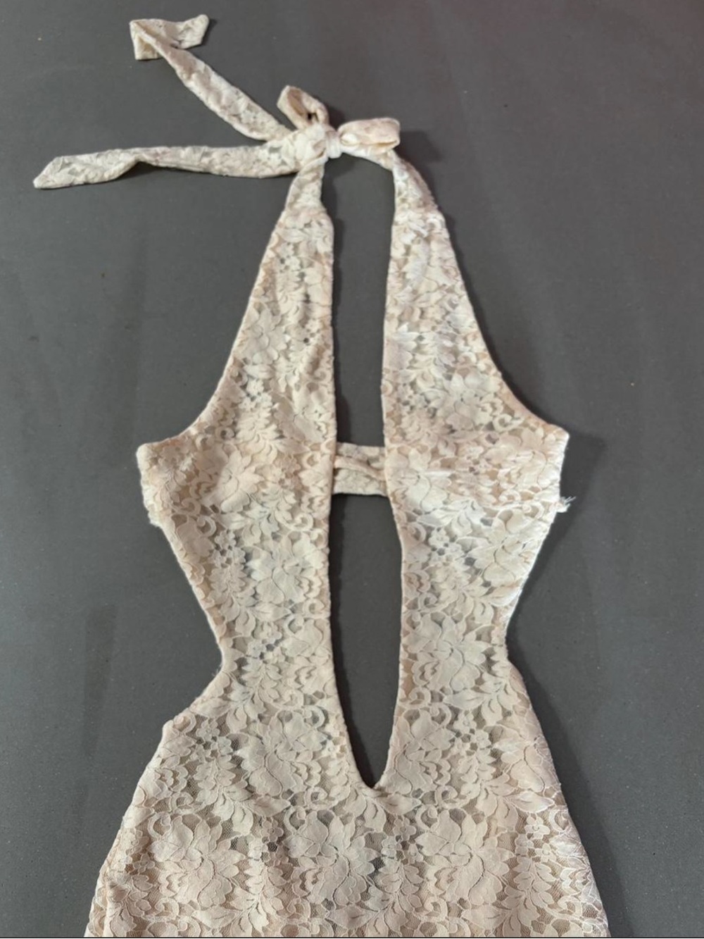 Cream Lace Dress
